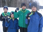Vasemmalta Tommi Oksanen, Timo Oksanen, Elias Speeti ja Samuli Suomi.