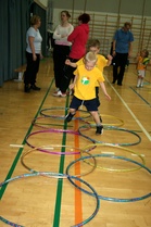 Liikkarikerhon temppuradalta.